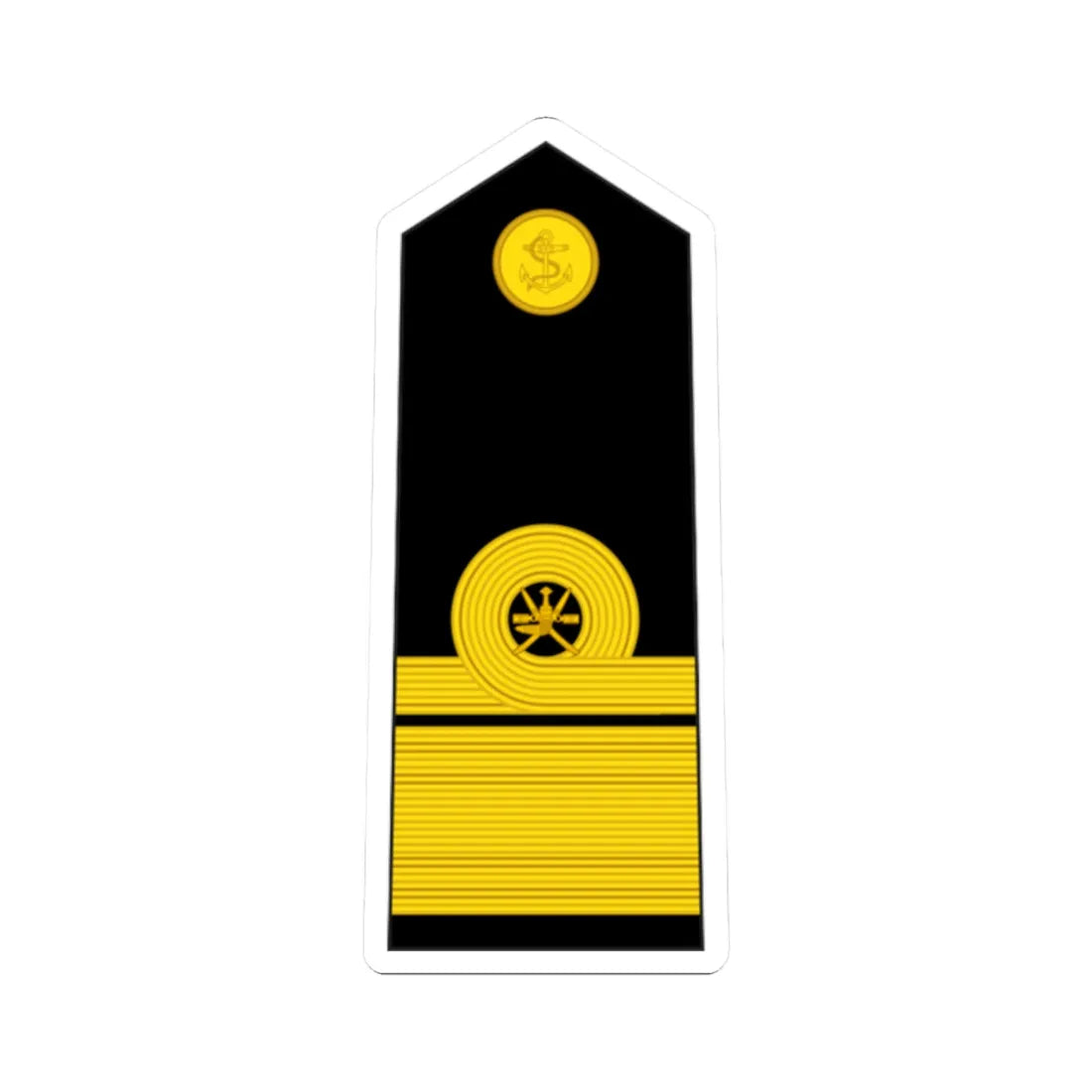 15.RNO RADM (Oman) (Military Rank) STICKER Vinyl Kiss-Cut Decal 2 Inch White - The Sticker Space