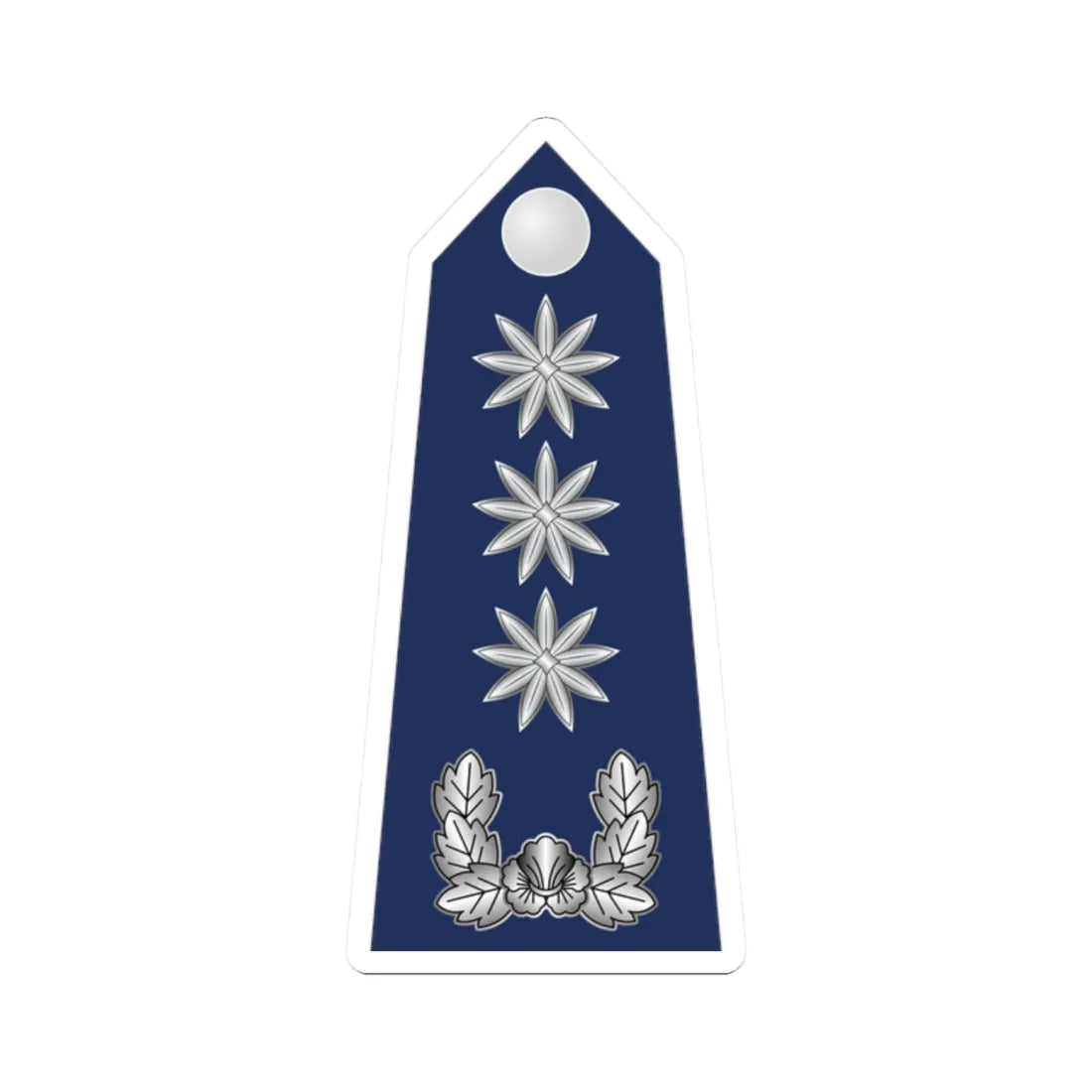 15.SKAF COL (Korea) (Military Rank) STICKER Vinyl Kiss-Cut Decal 2 Inch White - The Sticker Space