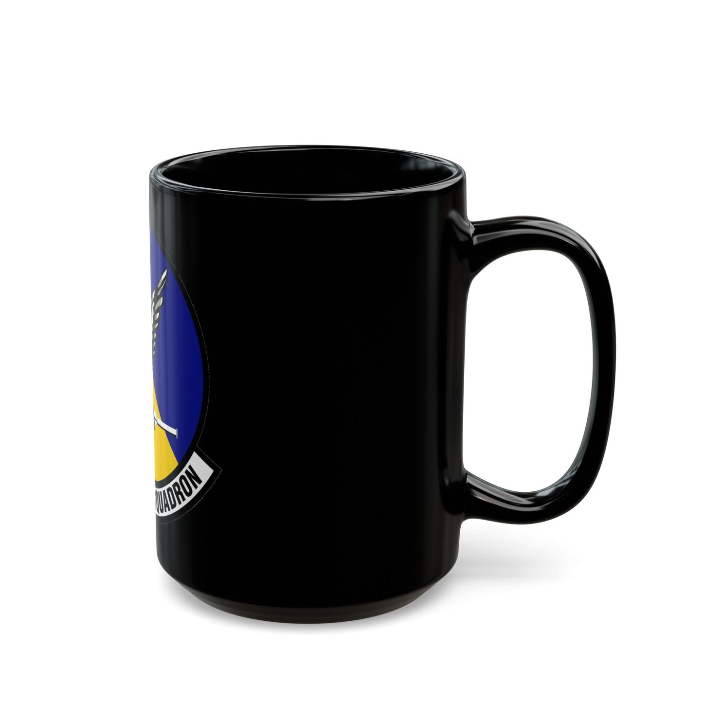 15th Attack Squadron Emblem (U.S. Air Force) Black Coffee Mug-The Sticker Space