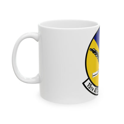 15th Attack Squadron Emblem (U.S. Air Force) White Coffee Mug-The Sticker Space