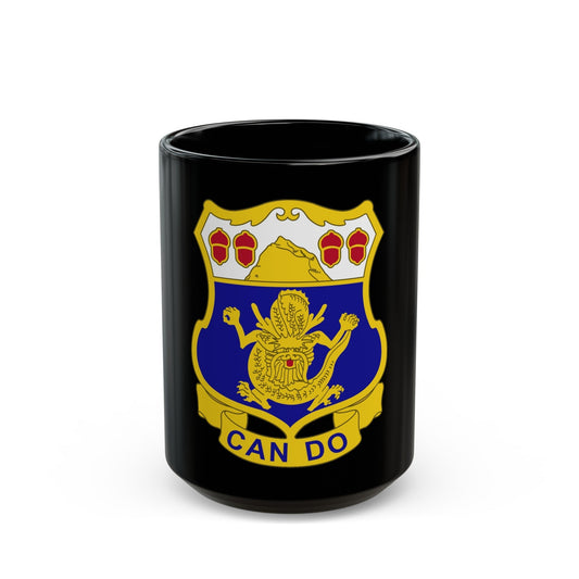 15th Infantry Regiment (U.S. Army) Black Coffee Mug-15oz-The Sticker Space