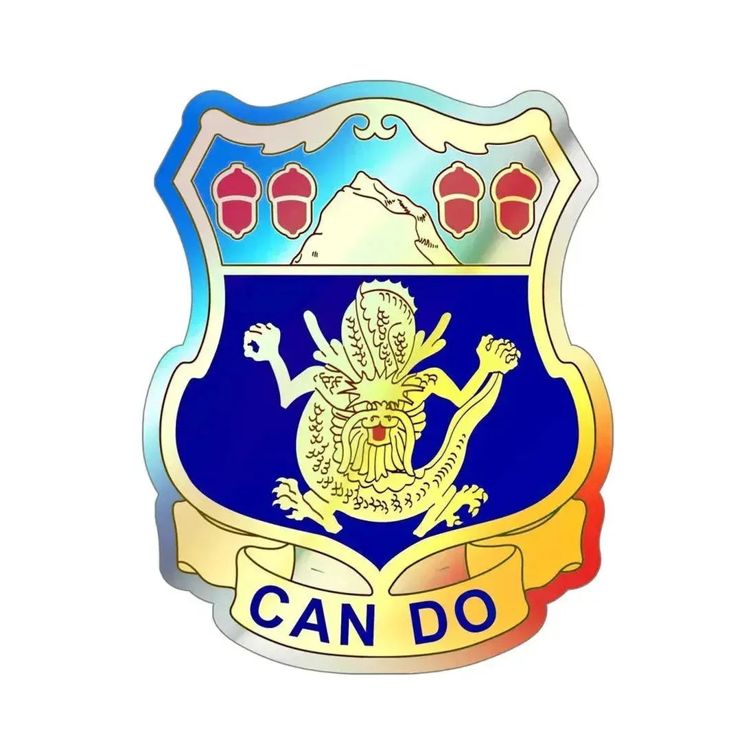 15th Infantry Regiment (U.S. Army) Holographic STICKER Die-Cut Vinyl Decal 6 Inch Holographic - The Sticker Space