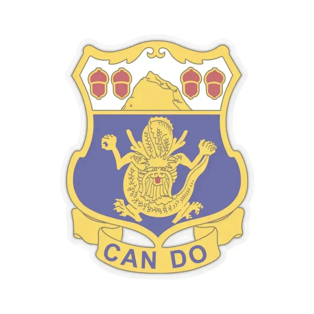 15th Infantry Regiment (U.S. Army) STICKER Vinyl Kiss-Cut Decal 3 Inch Transparent - The Sticker Space