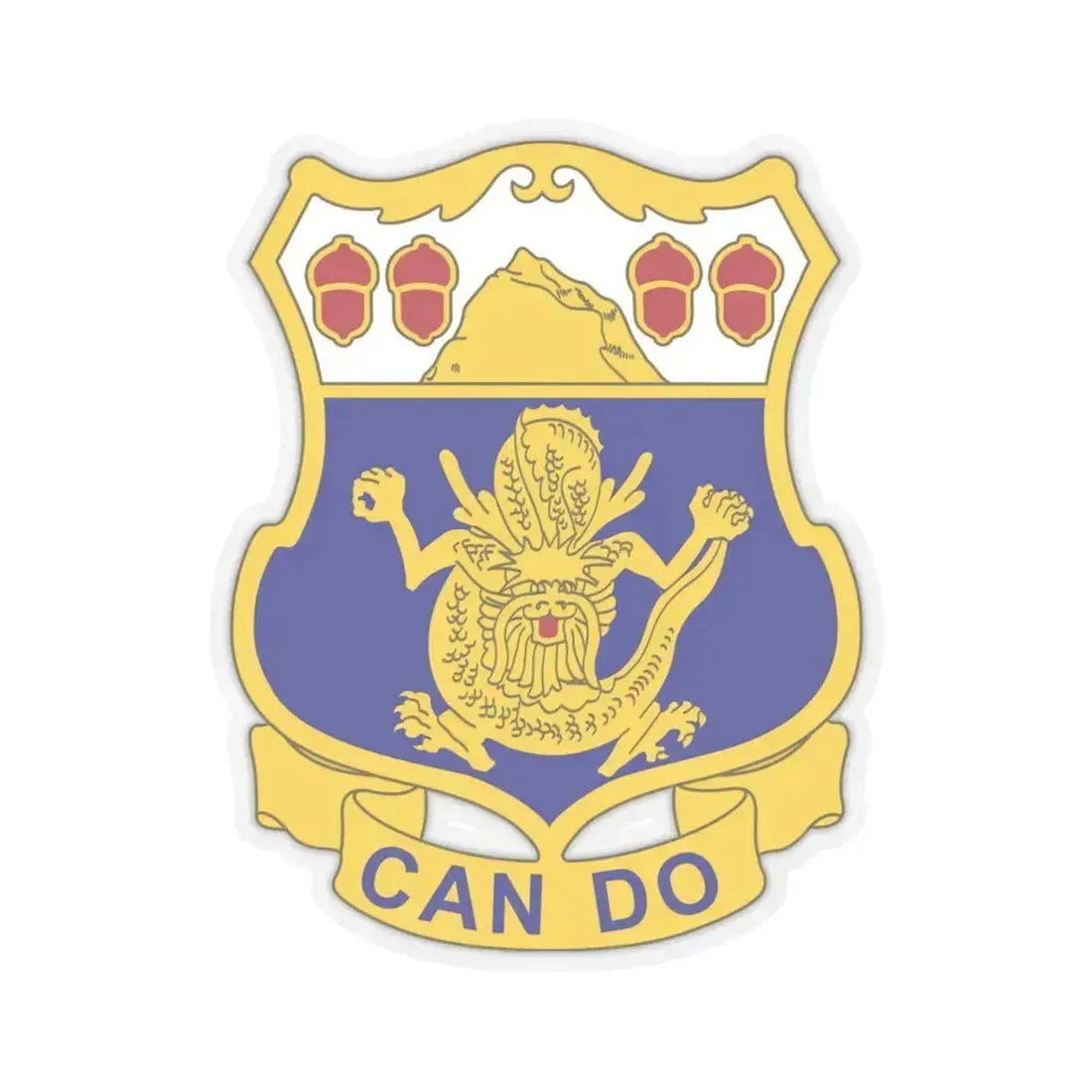 15th Infantry Regiment (U.S. Army) STICKER Vinyl Kiss-Cut Decal 4 Inch Transparent - The Sticker Space