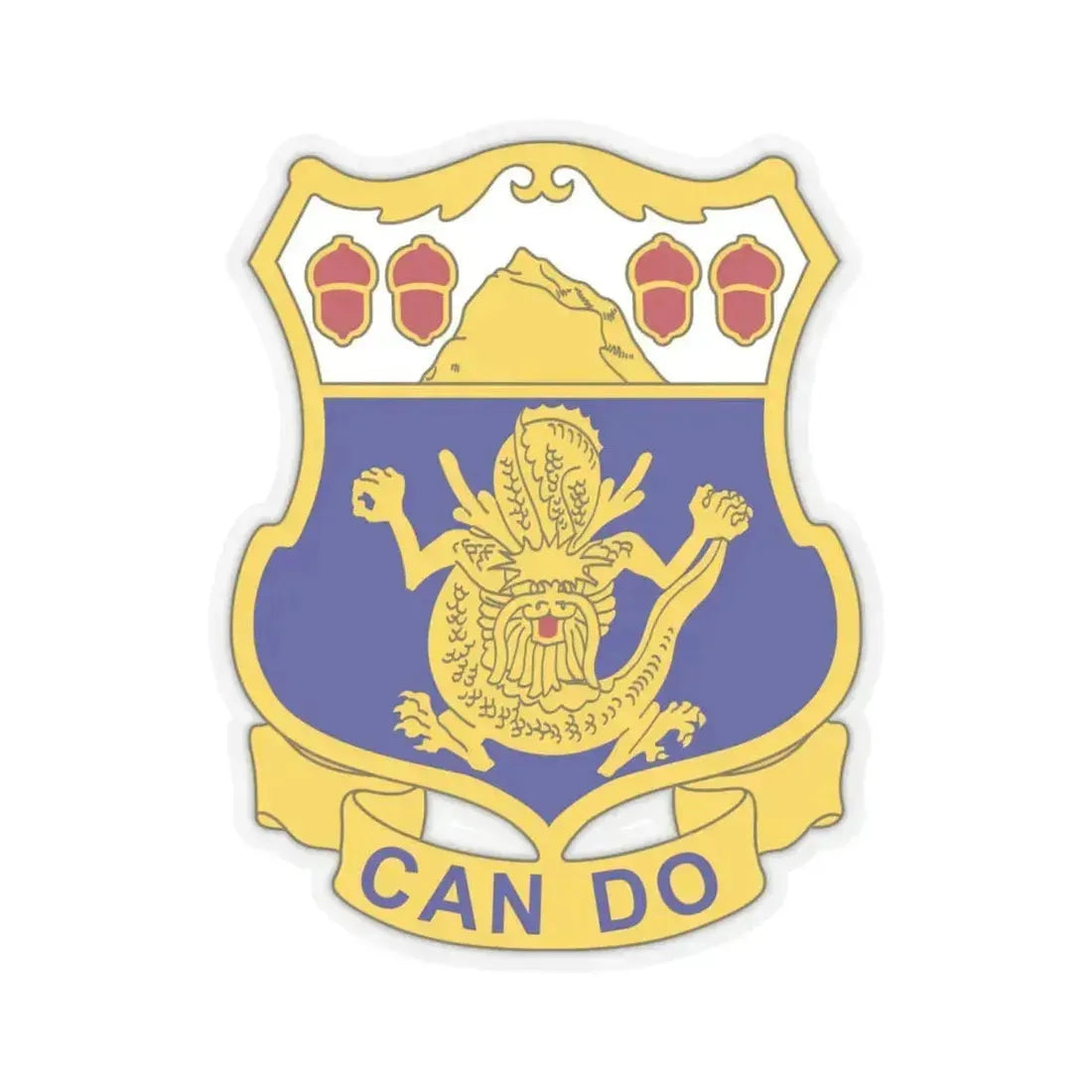 15th Infantry Regiment (U.S. Army) STICKER Vinyl Kiss-Cut Decal 6 Inch Transparent - The Sticker Space