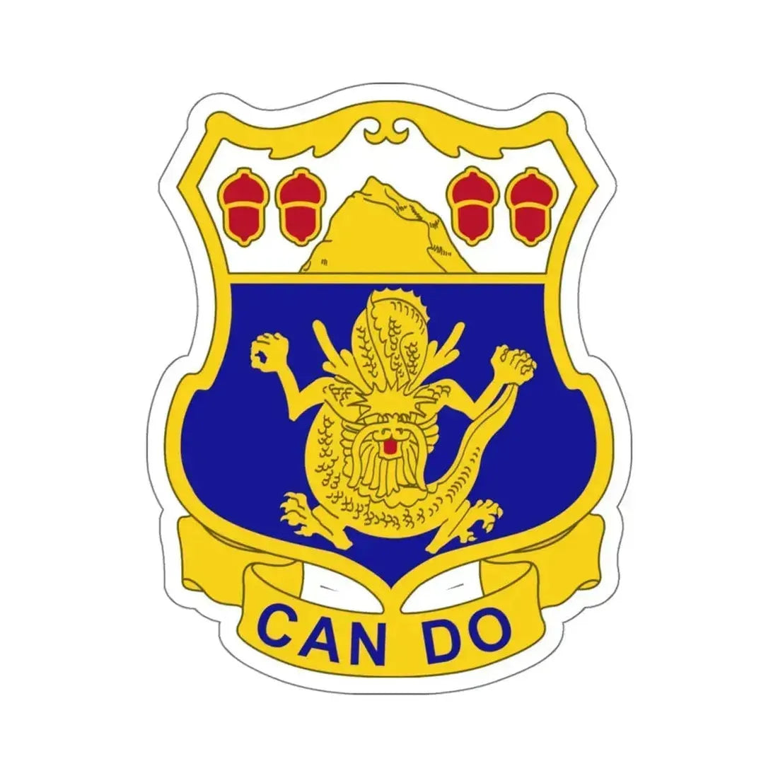 15th Infantry Regiment (U.S. Army) STICKER Vinyl Kiss-Cut Decal 6 Inch White - The Sticker Space