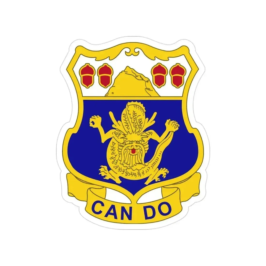 15th Infantry Regiment (U.S. Army) Transparent STICKER Die-Cut Vinyl Decal 3 Inch - The Sticker Space