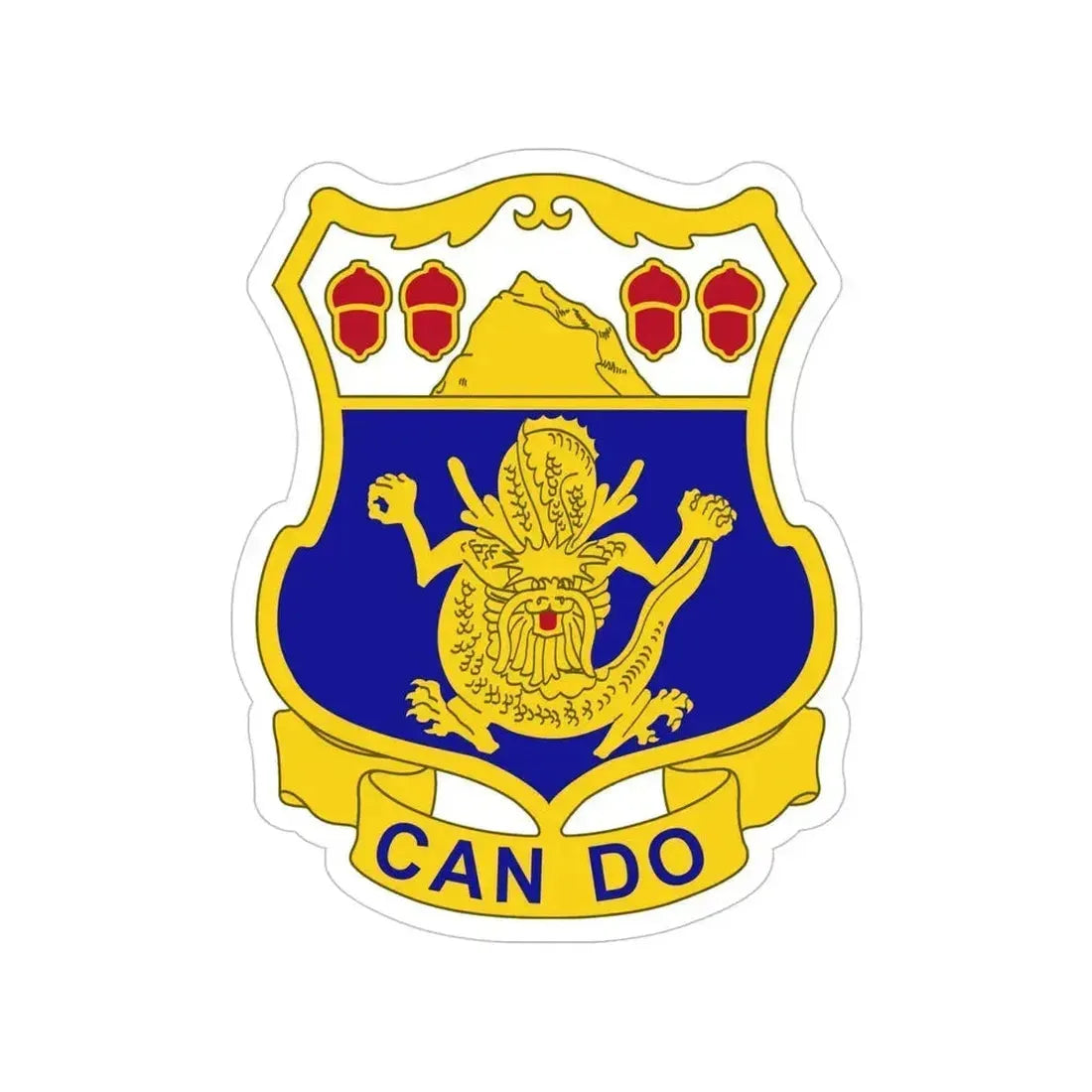 15th Infantry Regiment (U.S. Army) Transparent STICKER Die-Cut Vinyl Decal 5 Inch - The Sticker Space