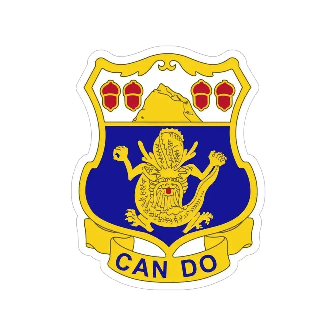 15th Infantry Regiment (U.S. Army) Transparent STICKER Die-Cut Vinyl Decal 6 Inch - The Sticker Space