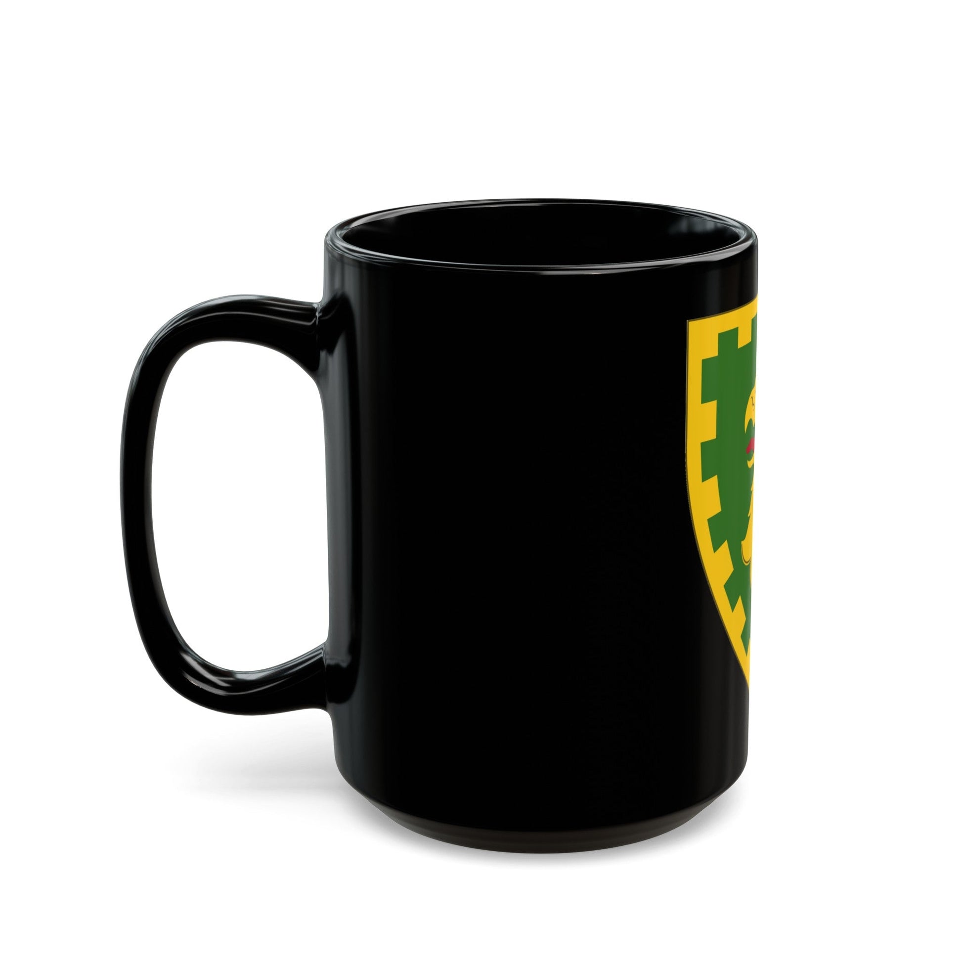 15th Military Police Brigade (U.S. Army) Black Coffee Mug-The Sticker Space