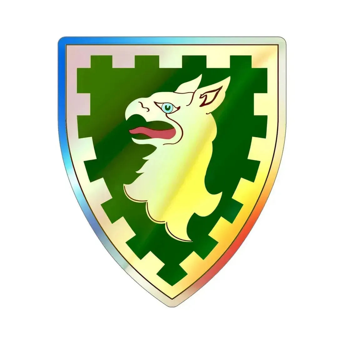 15th Military Police Brigade (U.S. Army) Holographic STICKER Die-Cut Vinyl Decal 6 Inch Holographic - The Sticker Space