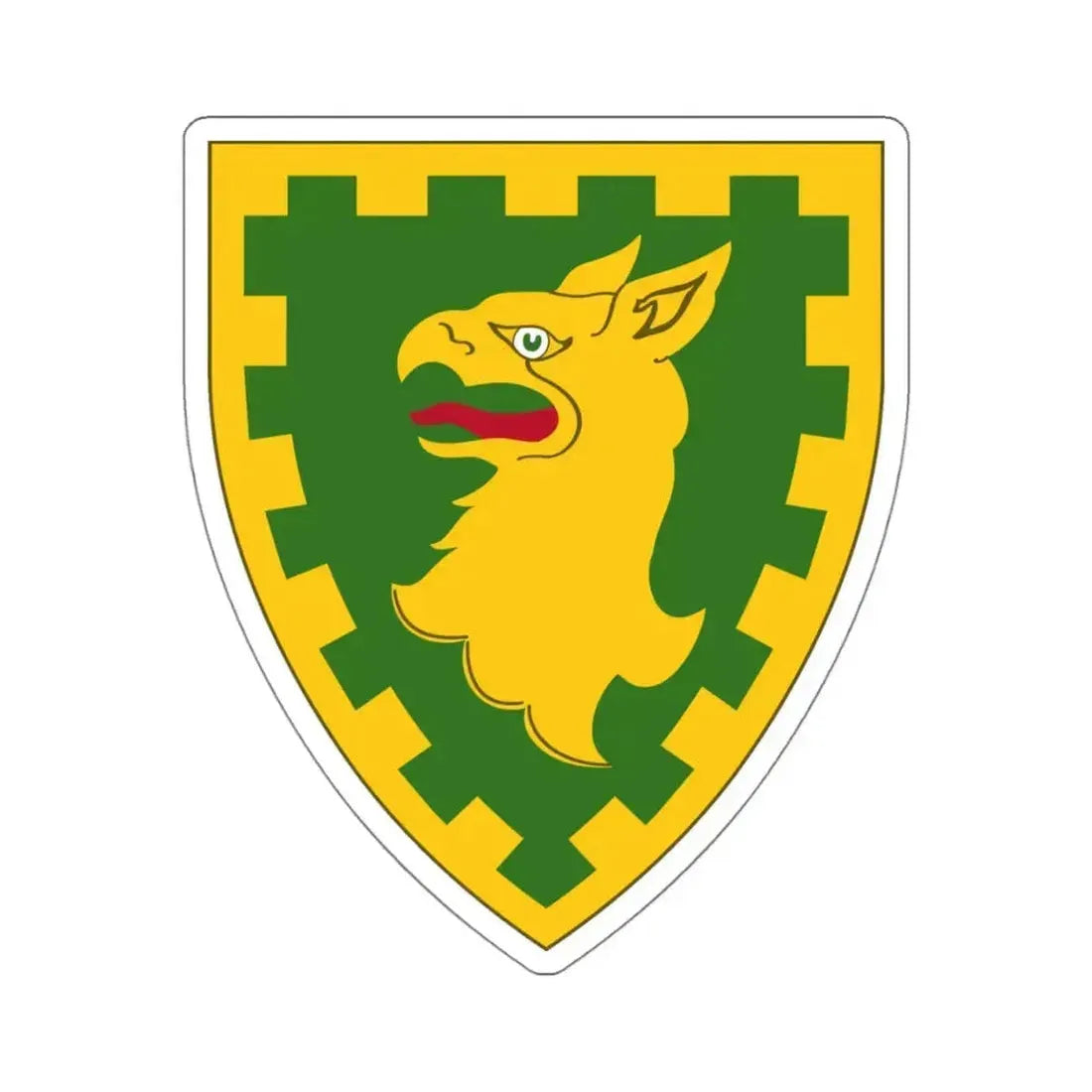 15th Military Police Brigade (U.S. Army) STICKER Vinyl Kiss-Cut Decal 4 Inch White - The Sticker Space