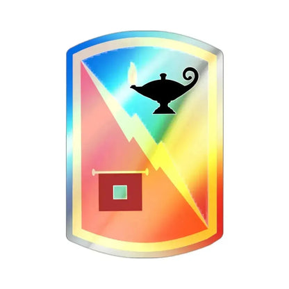 15th Signal Brigade (U.S. Army) Holographic STICKER Die-Cut Vinyl Decal 2 Inch - The Sticker Space