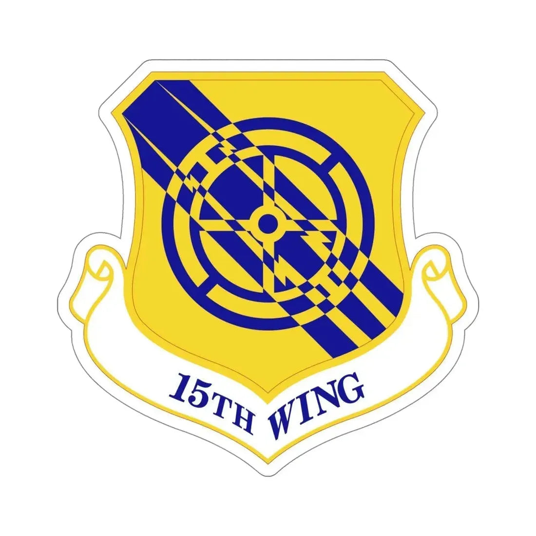 15th Wing (U.S. Air Force) STICKER Vinyl Die-Cut Decal - The Sticker Space