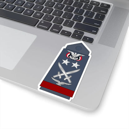 15.YAF GEN (Yemen) (Military Rank) STICKER Vinyl Kiss-Cut Decal - The Sticker Space