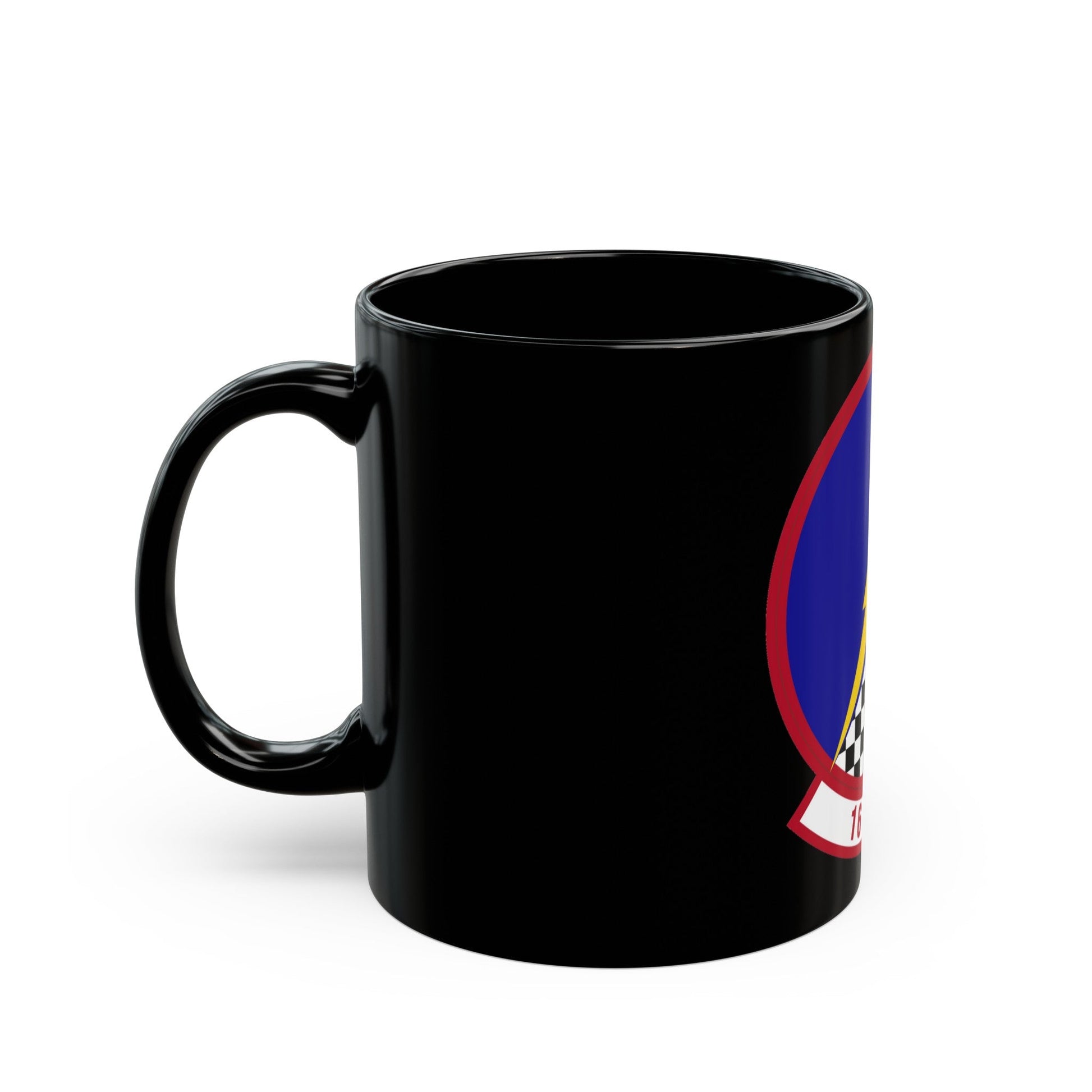 16 Airborne Command and Control Squadron ACC (U.S. Air Force) Black Coffee Mug-The Sticker Space