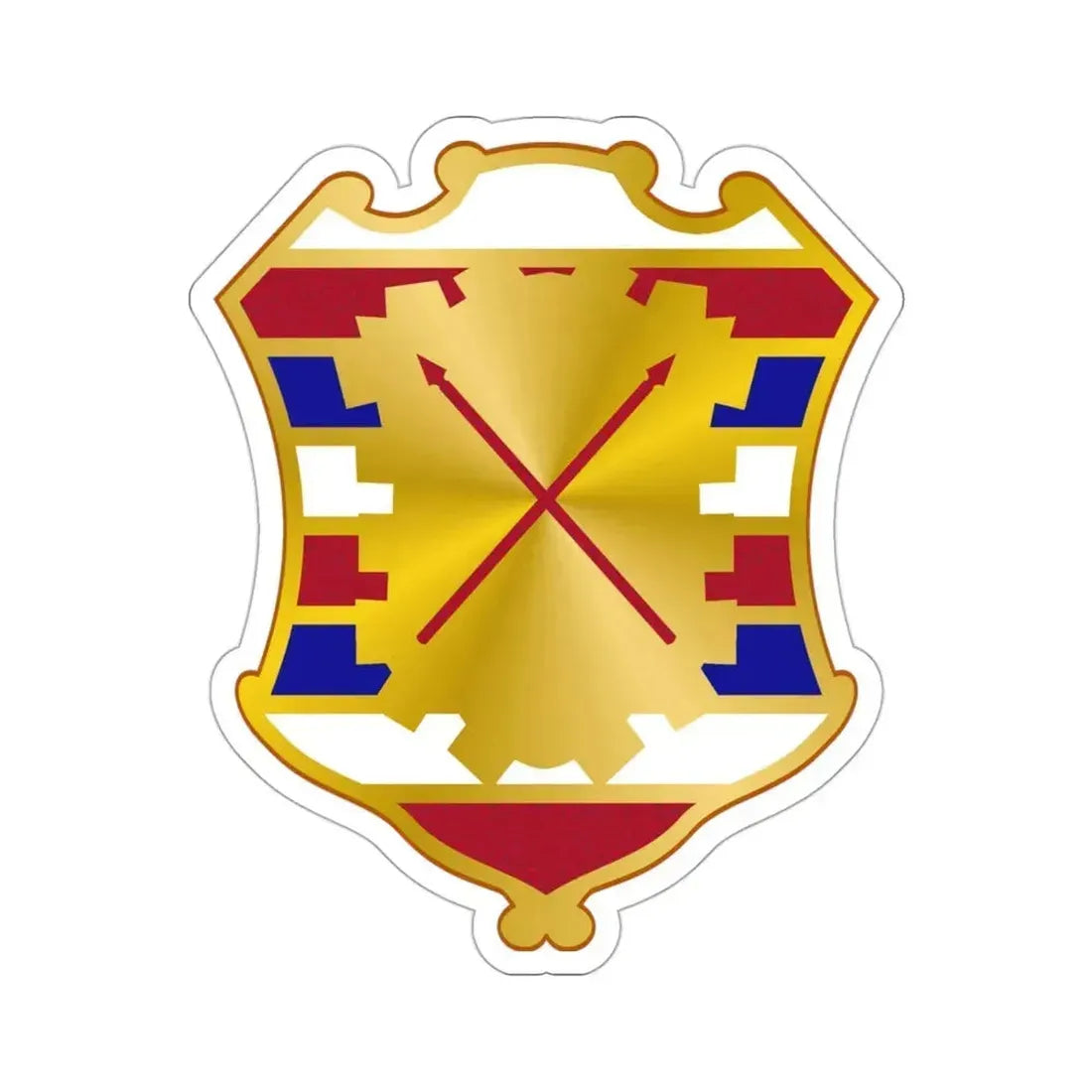 16 Antiaircraft Artillery Gun Battalion (U.S. Army) STICKER Vinyl Die-Cut Decal 3 Inch - The Sticker Space