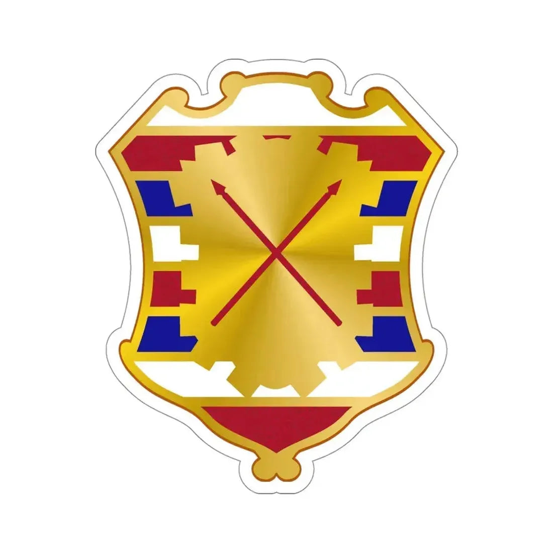 16 Antiaircraft Artillery Gun Battalion (U.S. Army) STICKER Vinyl Die-Cut Decal 4 Inch - The Sticker Space