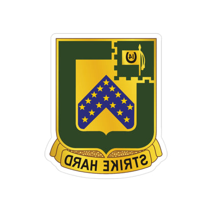 16 Cavalry Regiment (U.S. Army) REVERSE PRINT Transparent STICKER-2" × 2"-The Sticker Space