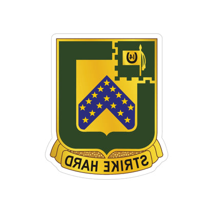 16 Cavalry Regiment (U.S. Army) REVERSE PRINT Transparent STICKER-4" × 4"-The Sticker Space