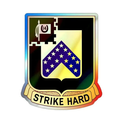 16 Cavalry Regiment (U.S. Army) Holographic STICKER Die-Cut Vinyl Decal 4 Inch Holographic - The Sticker Space