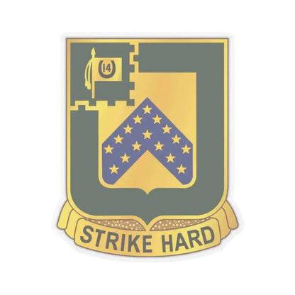 16 Cavalry Regiment (U.S. Army) STICKER Vinyl Kiss-Cut Decal 3 Inch Transparent - The Sticker Space