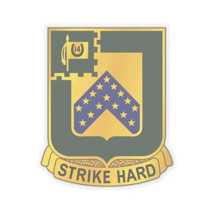 16 Cavalry Regiment (U.S. Army) STICKER Vinyl Kiss-Cut Decal 4 Inch Transparent - The Sticker Space