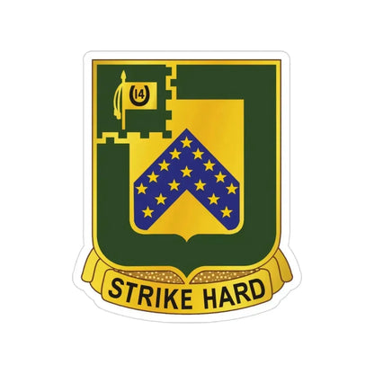 16 Cavalry Regiment (U.S. Army) Transparent STICKER Die-Cut Vinyl Decal 3 Inch - The Sticker Space