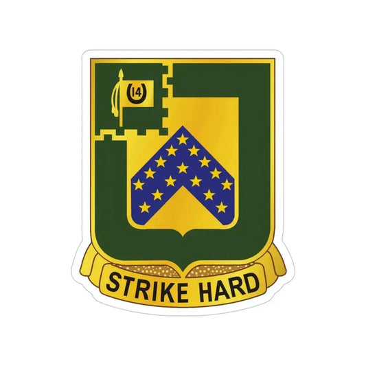 16 Cavalry Regiment (U.S. Army) Transparent STICKER Die-Cut Vinyl Decal 6 Inch - The Sticker Space