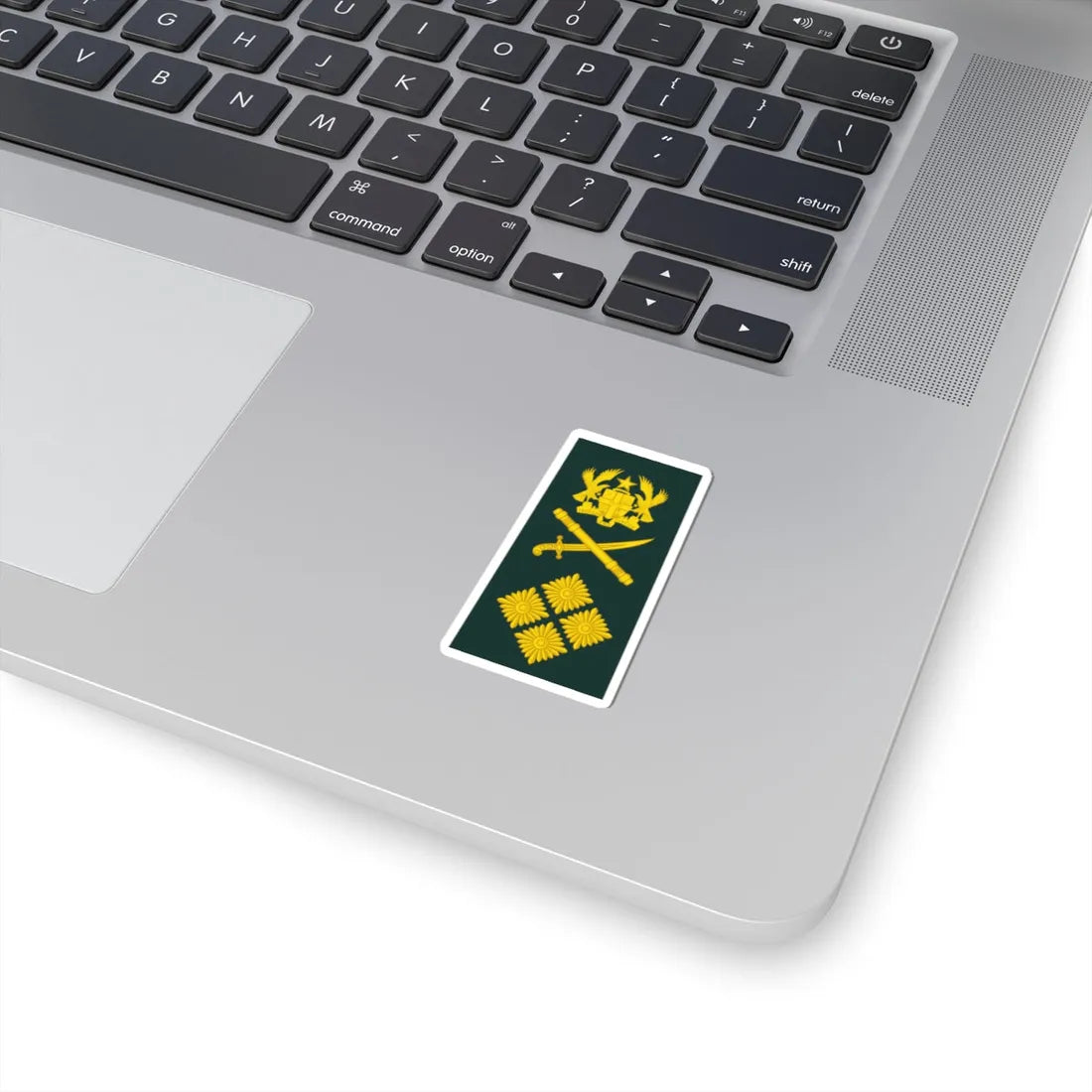 16 Ghana Army GEN (Ghana) (Military Rank) STICKER Vinyl Kiss-Cut Decal - The Sticker Space