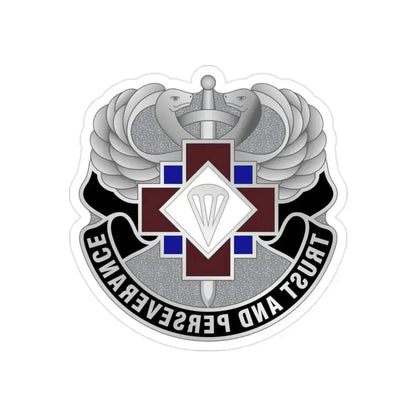 16 Hospital Center (U.S. Army) REVERSE PRINT Transparent Die-Cut STICKER - The Sticker Space