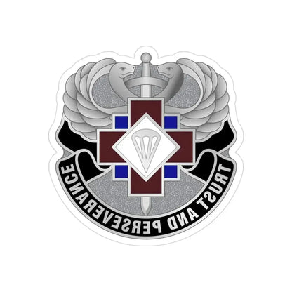 16 Hospital Center (U.S. Army) REVERSE PRINT Transparent Die-Cut STICKER - The Sticker Space