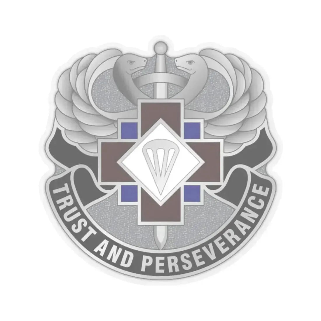 16 Hospital Center (U.S. Army) STICKER Vinyl Kiss-Cut Decal 2 Inch Transparent - The Sticker Space