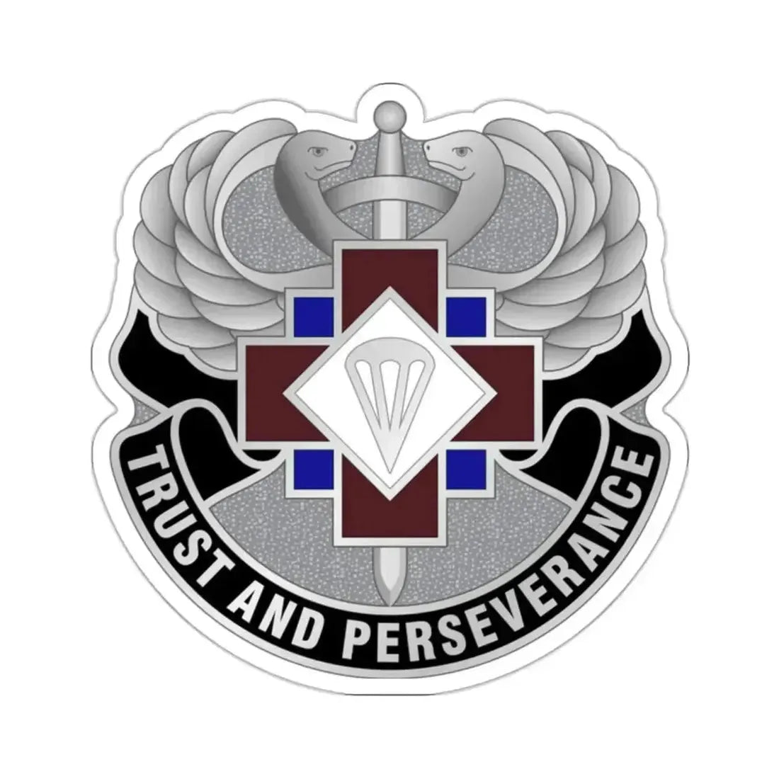 16 Hospital Center (U.S. Army) STICKER Vinyl Kiss-Cut Decal 2 Inch White - The Sticker Space