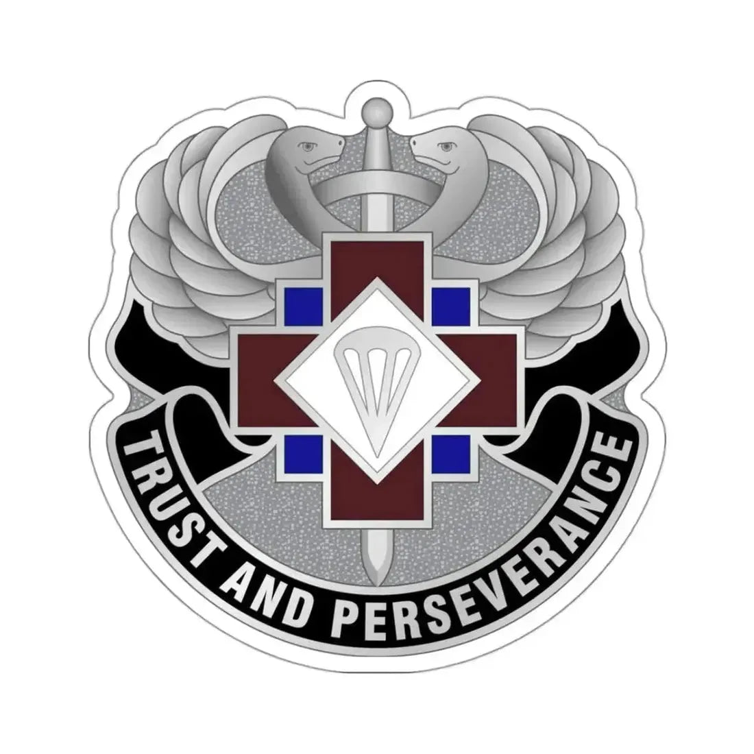 16 Hospital Center (U.S. Army) STICKER Vinyl Kiss-Cut Decal 3 Inch White - The Sticker Space