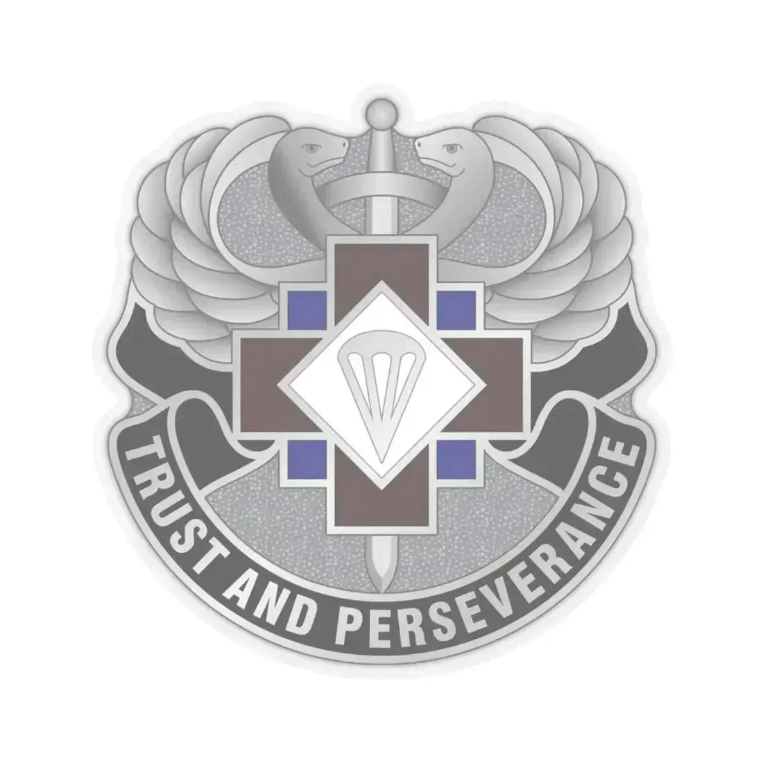 16 Hospital Center (U.S. Army) STICKER Vinyl Kiss-Cut Decal 4 Inch Transparent - The Sticker Space