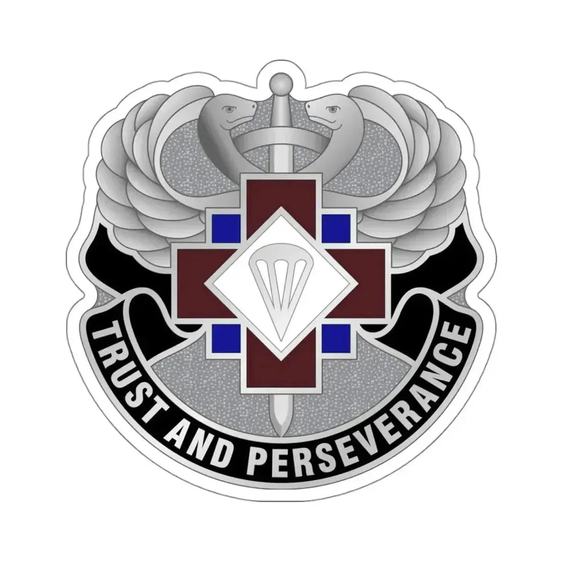 16 Hospital Center (U.S. Army) STICKER Vinyl Kiss-Cut Decal 4 Inch White - The Sticker Space