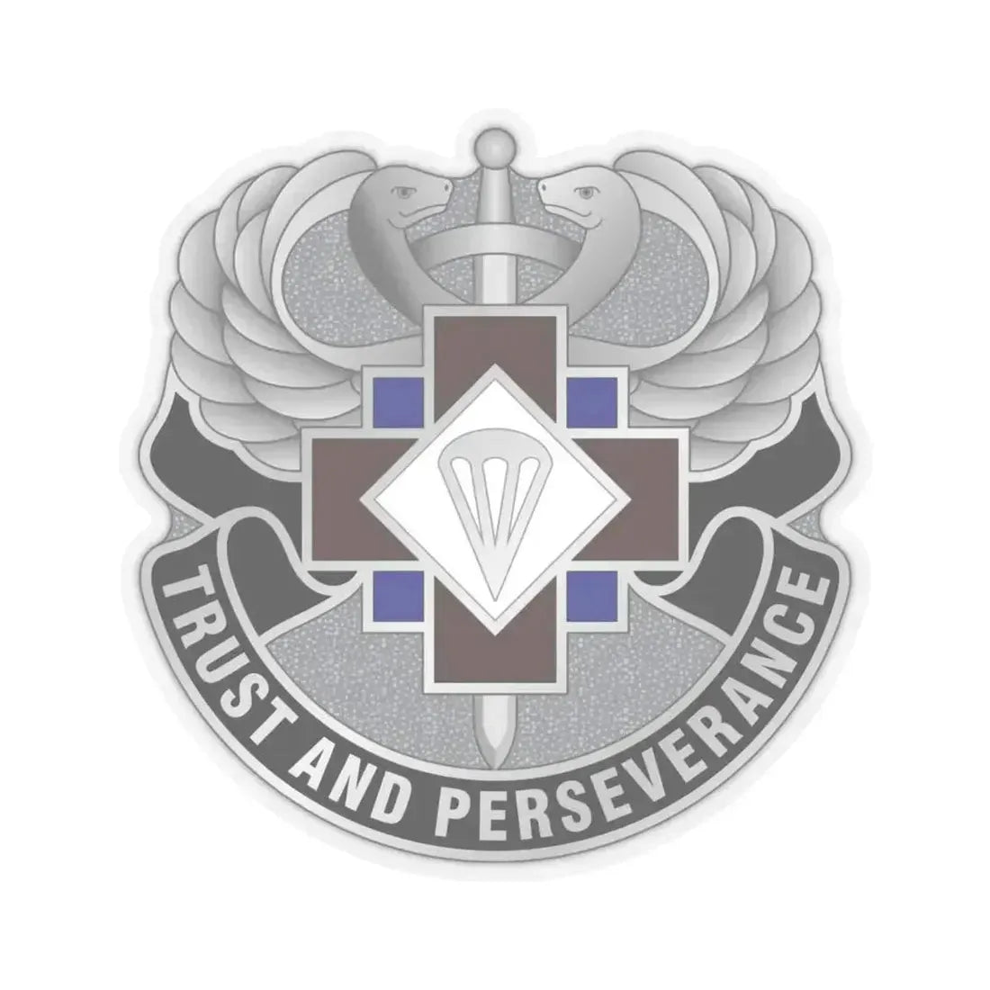 16 Hospital Center (U.S. Army) STICKER Vinyl Kiss-Cut Decal 6 Inch Transparent - The Sticker Space