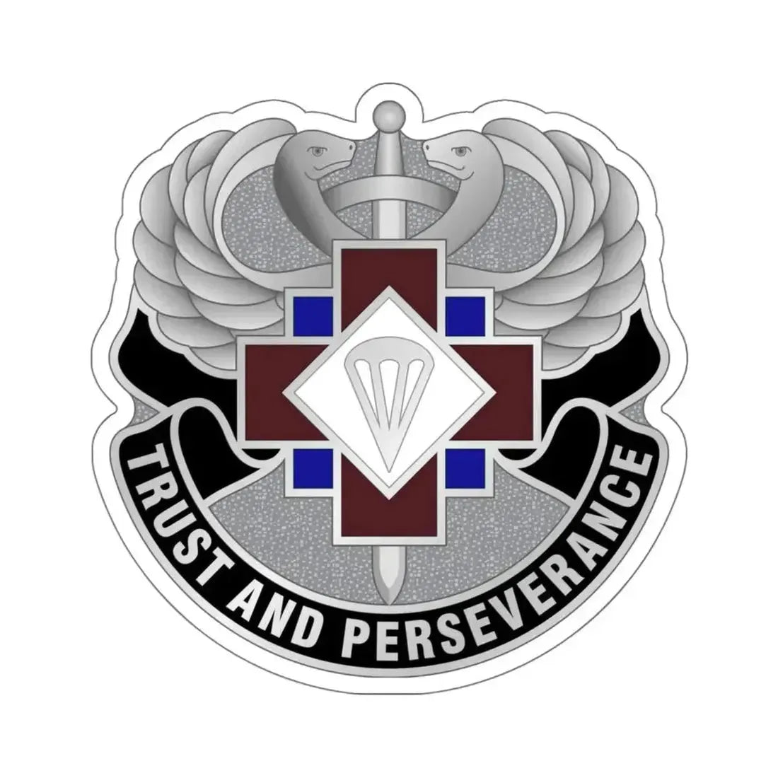 16 Hospital Center (U.S. Army) STICKER Vinyl Kiss-Cut Decal 6 Inch White - The Sticker Space