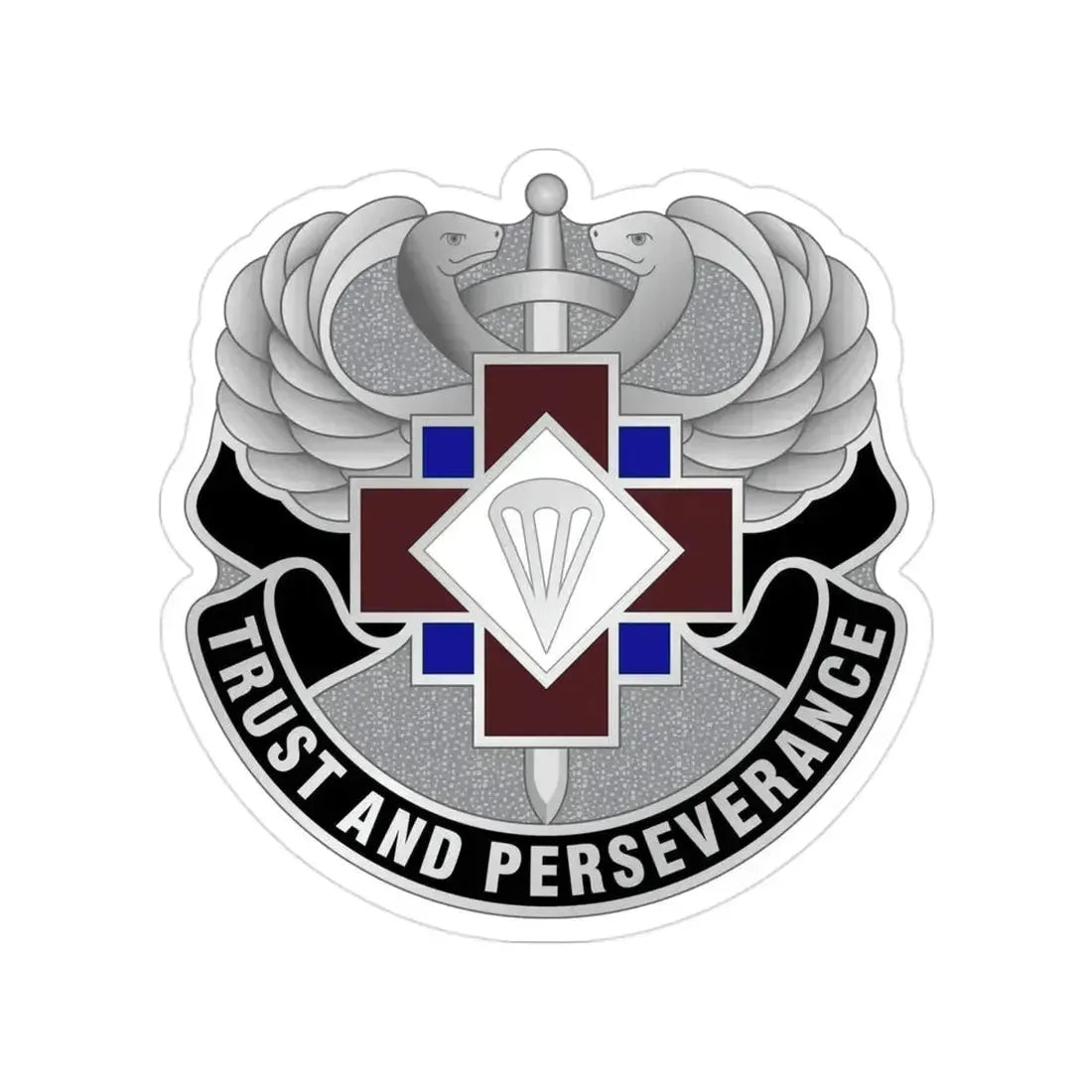 16 Hospital Center (U.S. Army) Transparent STICKER Die-Cut Vinyl Decal 3 Inch - The Sticker Space