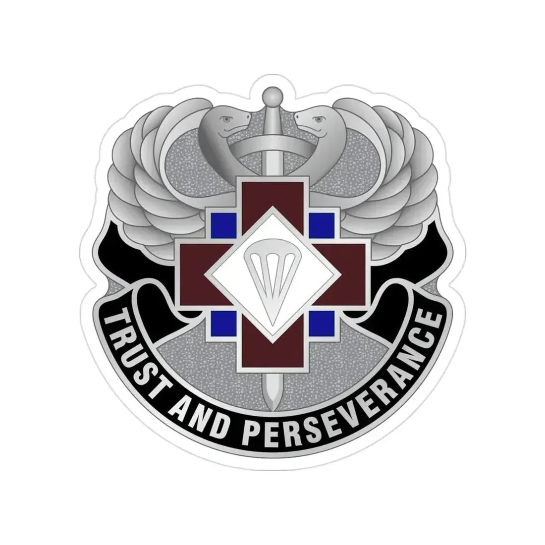 16 Hospital Center (U.S. Army) Transparent STICKER Die-Cut Vinyl Decal 3 Inch - The Sticker Space