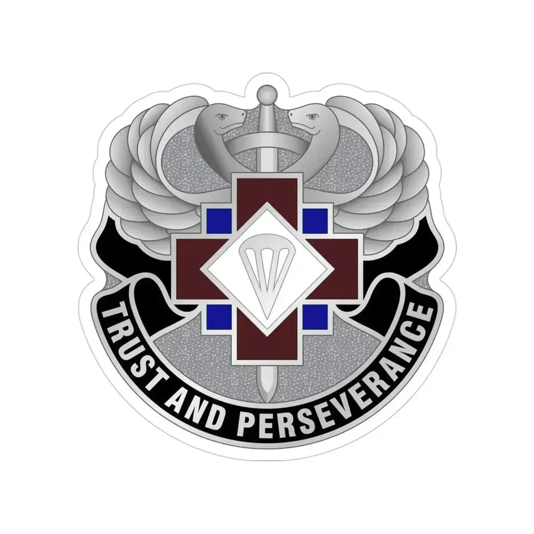 16 Hospital Center (U.S. Army) Transparent STICKER Die-Cut Vinyl Decal 4 Inch - The Sticker Space