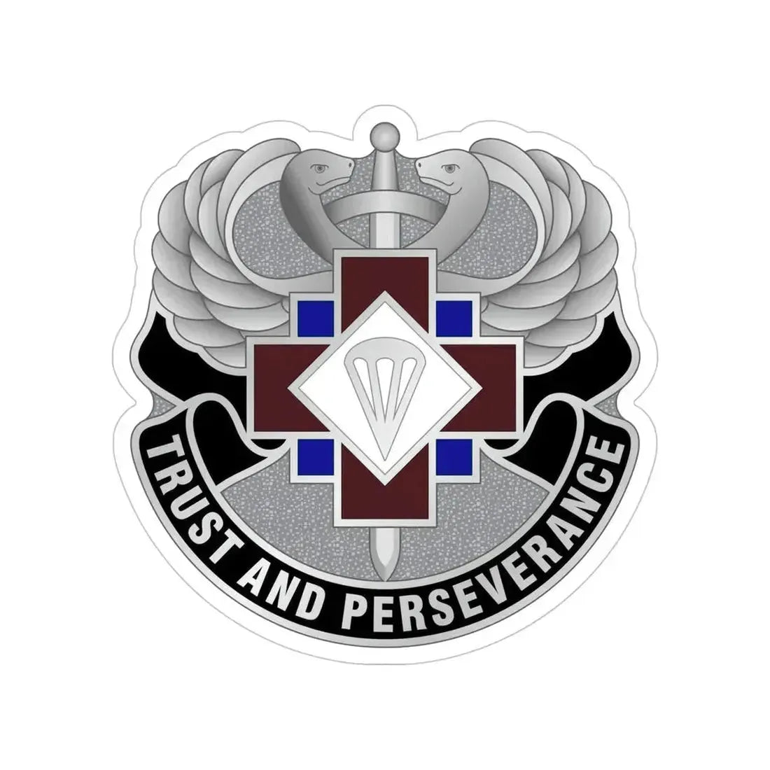 16 Hospital Center (U.S. Army) Transparent STICKER Die-Cut Vinyl Decal 5 Inch - The Sticker Space