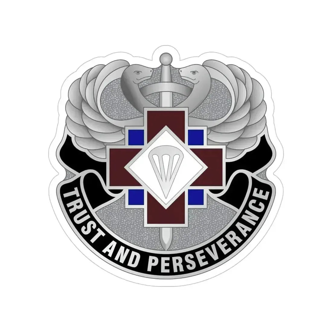 16 Hospital Center (U.S. Army) Transparent STICKER Die-Cut Vinyl Decal 6 Inch - The Sticker Space