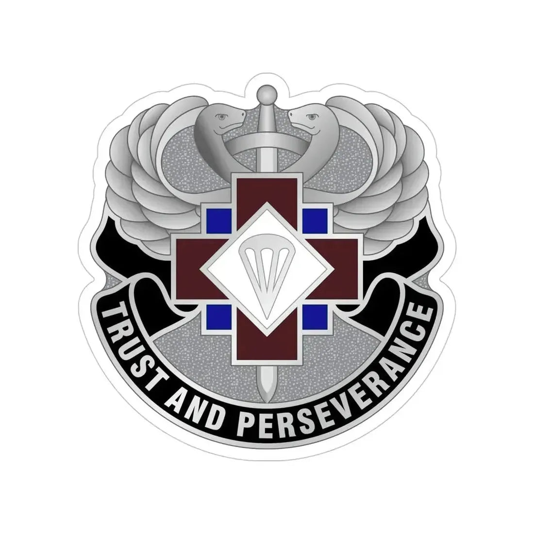 16 Hospital Center (U.S. Army) Transparent STICKER Die-Cut Vinyl Decal 6 Inch - The Sticker Space