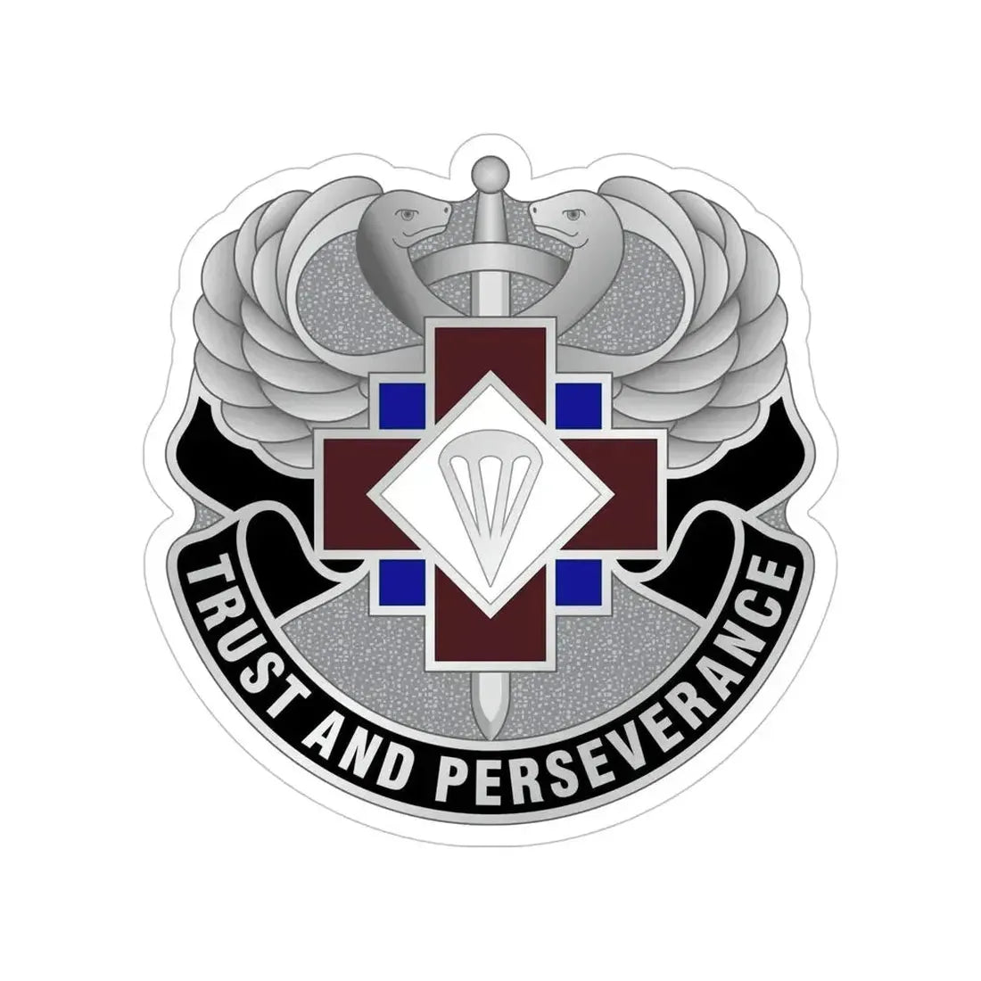 16 Hospital Center (U.S. Army) Transparent STICKER Die-Cut Vinyl Decal - The Sticker Space