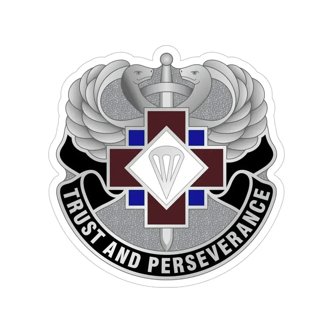 16 Hospital Center (U.S. Army) Transparent STICKER Die-Cut Vinyl Decal - The Sticker Space