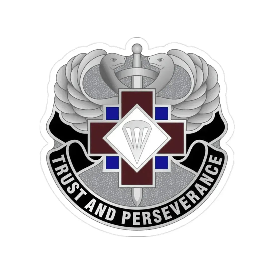 16 Hospital Center (U.S. Army) Transparent STICKER Die-Cut Vinyl Decal - The Sticker Space