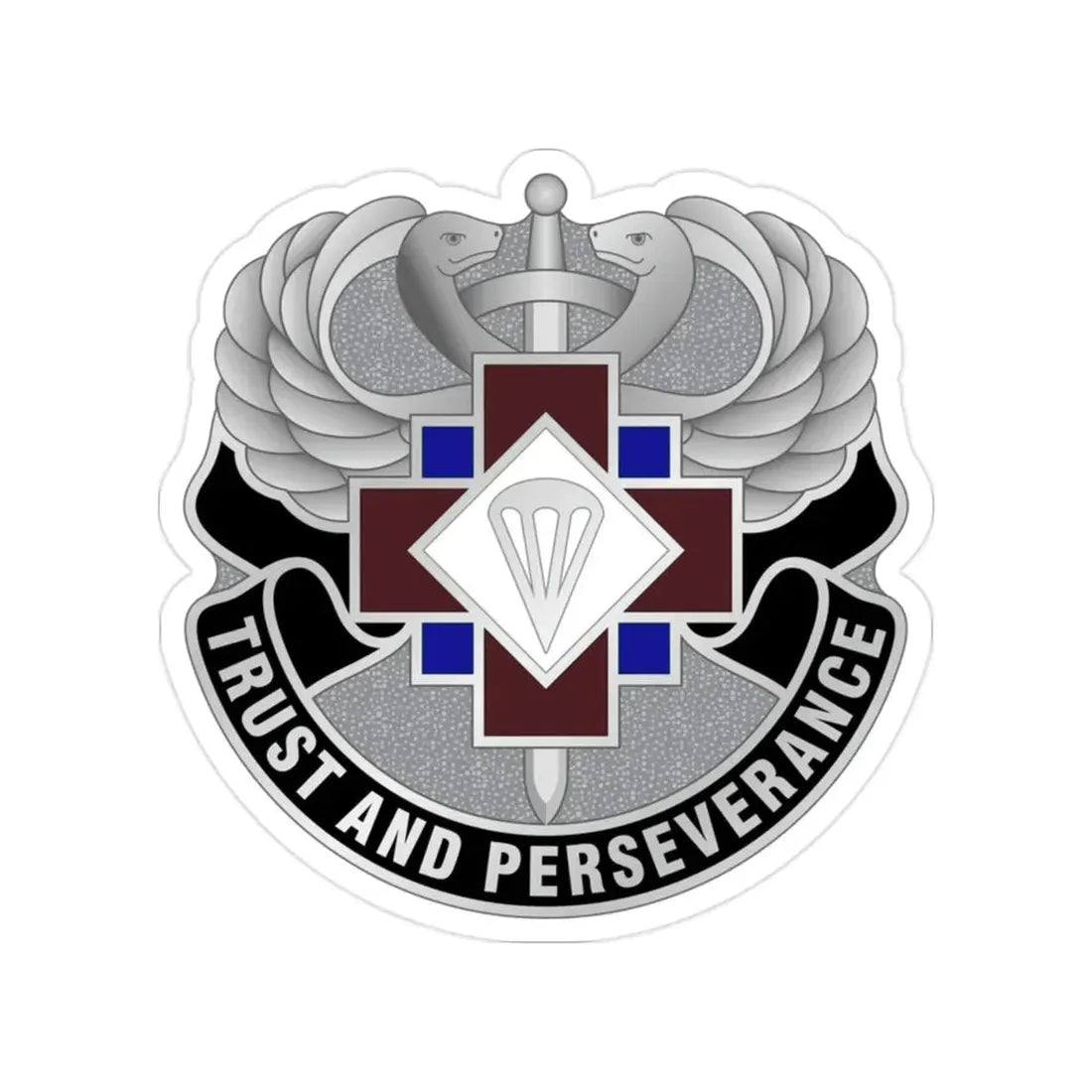 16 Hospital Center (U.S. Army) Transparent STICKER Die-Cut Vinyl Decal - The Sticker Space