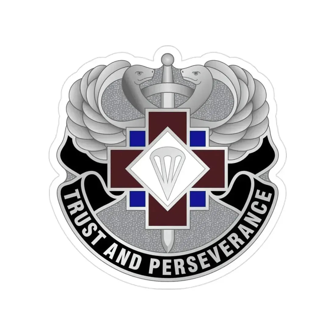 16 Hospital Center (U.S. Army) Transparent STICKER Die-Cut Vinyl Decal - The Sticker Space